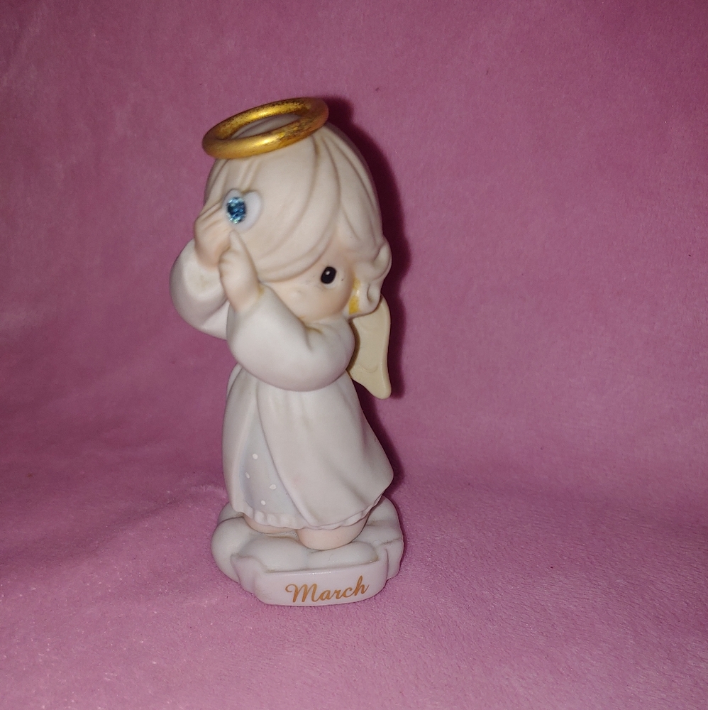 Vintage Y2K precious moments. March birthstone.